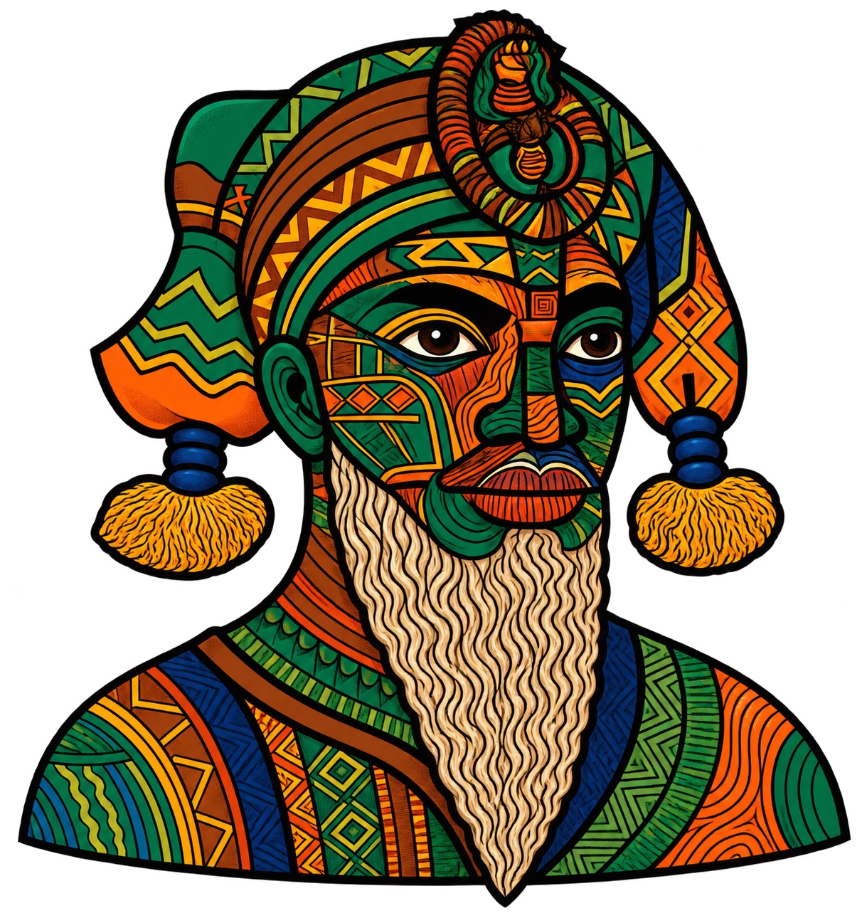 Afro Tides mascot